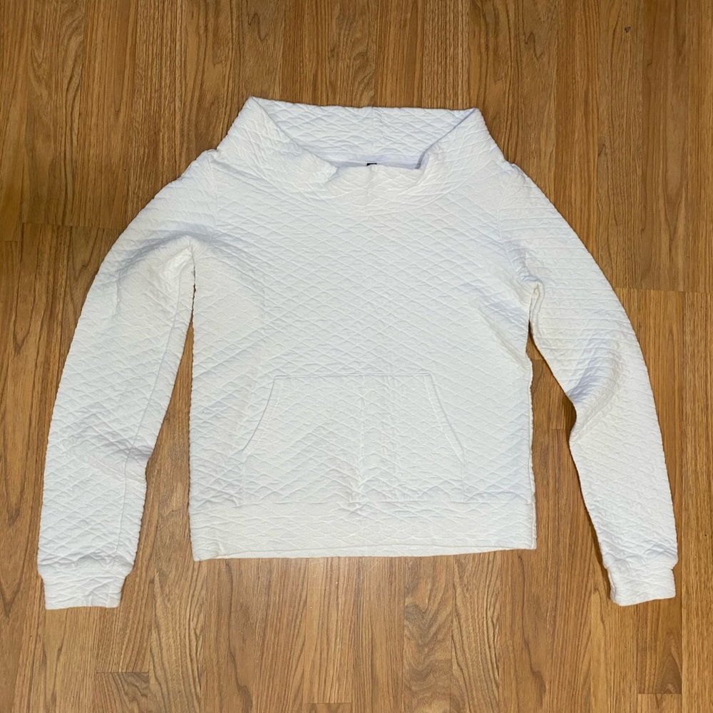Garnish Apparel PDX Quilted Mock Neck Sweater Made in Portland Small
